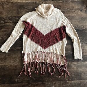 Cowl neck sweater